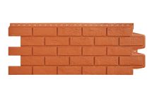 Фасадная панель Grand Line, Состаренный кирпич Classic, Терракотовый