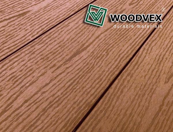 Террасная доска WOODVEX Select из ДПК в цвете Терракота купить в Воронеже