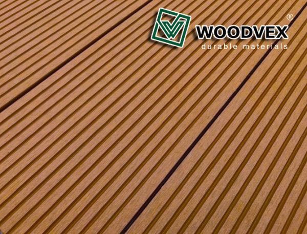 Террасная доска WOODVEX Select из ДПК в цвете Терракота купить в Воронеже