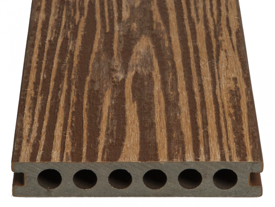 Террасная доска из ДПК CM Decking Zebrano, Коричневый (под заказ) купить в Воронеже
