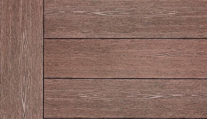 Террасная доска ДПК Outdoor 3D сплошная STORM/OCEAN BROWN коричневая смешанная купить в Воронеже