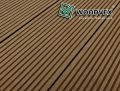 Террасная доска WOODVEX Select из ДПК темно-коричневого цвета купить в Воронеже
