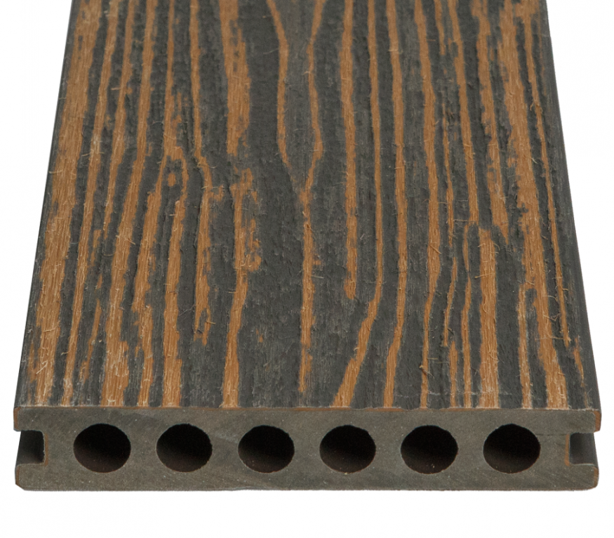 Террасная доска из ДПК CM Decking Zebrano, Графит (под заказ) купить в Воронеже