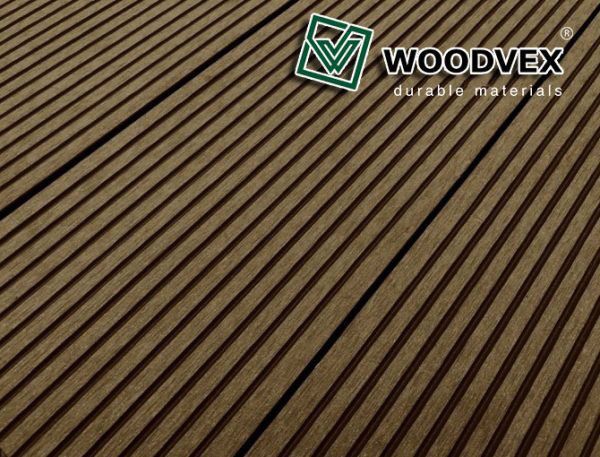 Террасная доска из ДПК WOODVEX Select в цвете Венге купить в Воронеже