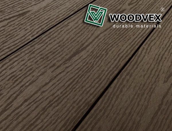 Террасная доска из ДПК WOODVEX Select в цвете Венге купить в Воронеже